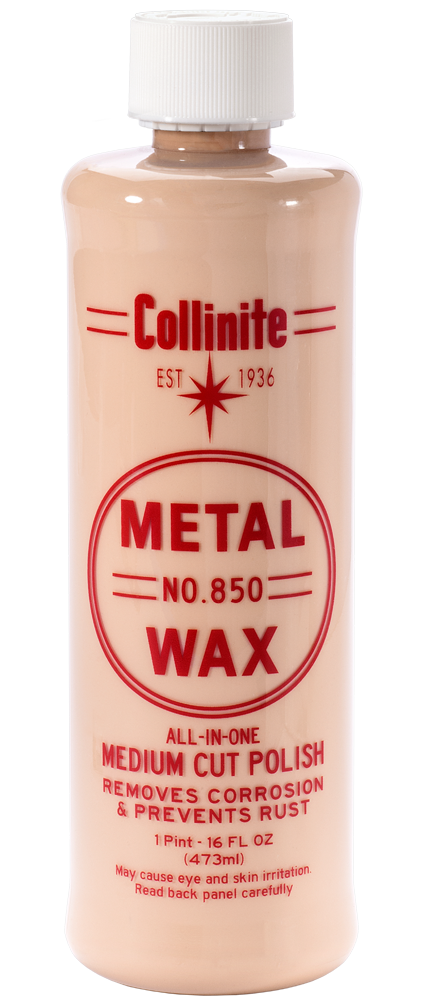 collinite no. 850 metal wax all in one medium cut polish