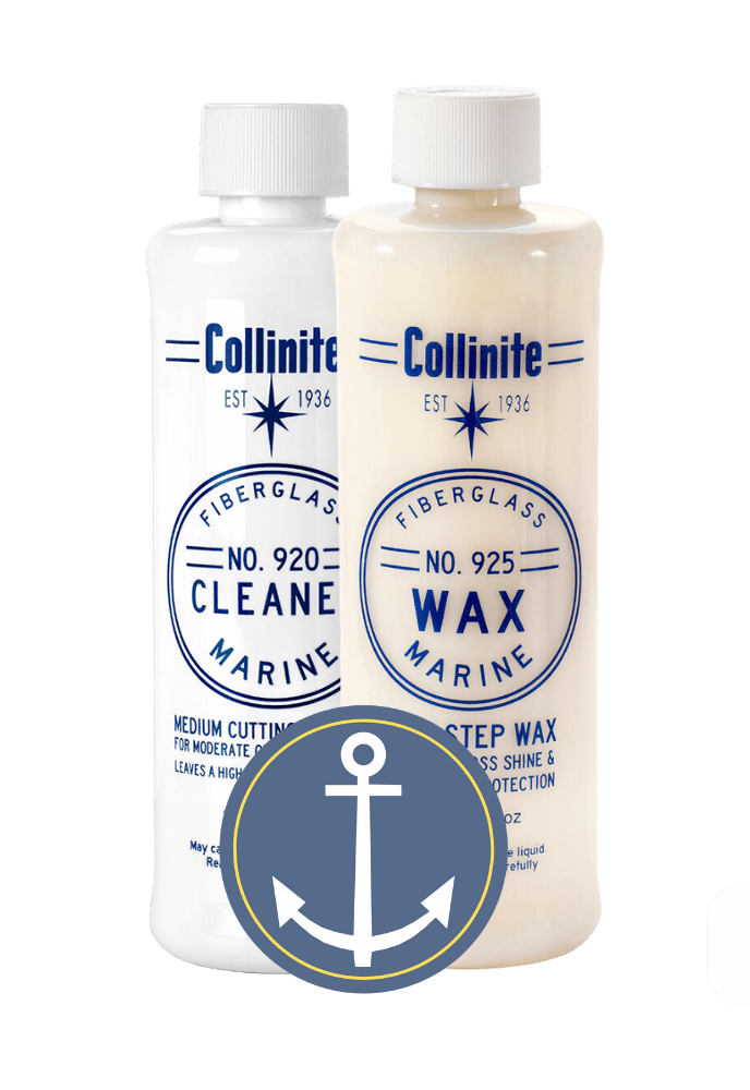 Collinite 920 Fiberglass Boat Cleaner (2-Pack) - Premium Paste Wax