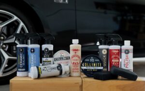 Selection of auto detailing products from Collinite