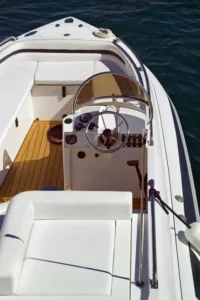 Luxury boat interior